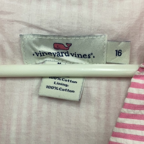 Vineyard Vines Pink Striped Dress - Picture 3 of 5